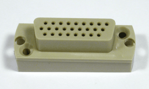 Sub-D High Density CERAMIC CONNECTORS, VACUUM SIDE