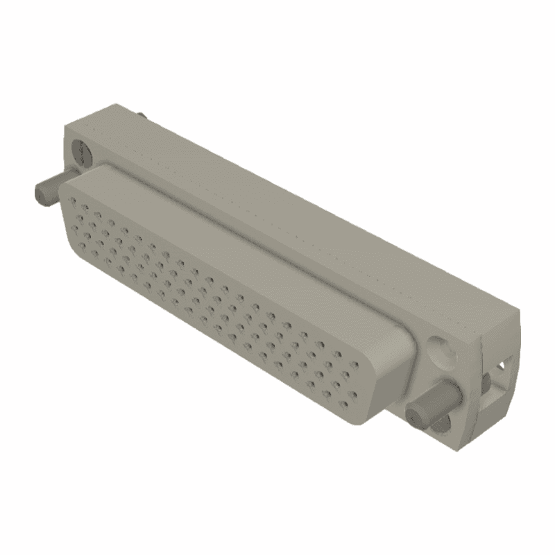 SUB-D 78-WAY UHV PEEK SOCKET, HIGH DENSITY, CRIMP PINS