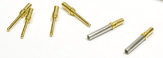 CRIMP PINS FOR SUB-D SOCKETS, FEMALE, HIGH DENSITY, PACK OF 10
