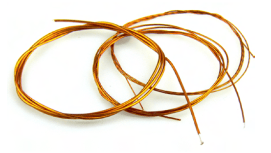 HIGH CURRENT UHV KAPTON WIRE 1.4mm, up to 10A for short periods, SINGLE STRAND LENGTH 5m
