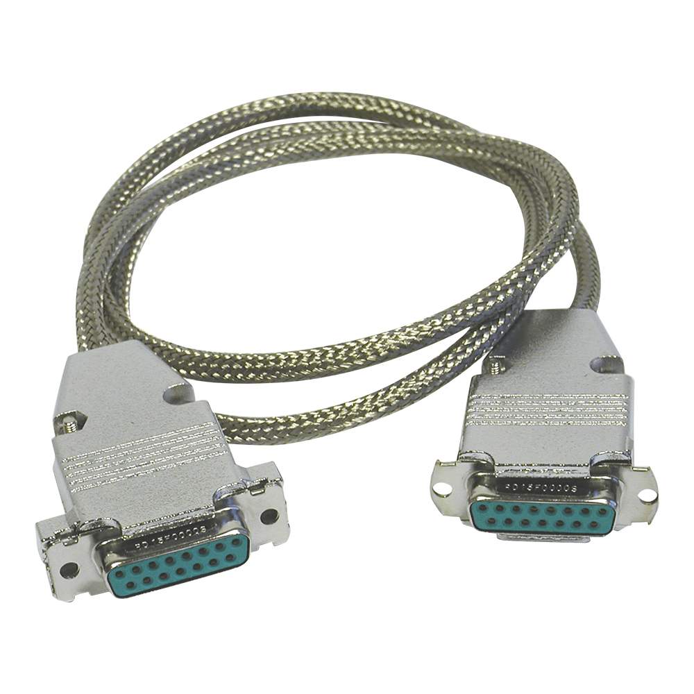 SUB-D 25-WAY KAPTON RIBBON CABLE, PEEK UHV SOCKET TO OPEN END, LENGTH 0.5m