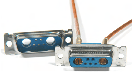 COAXIAL SUB-D Vacuum side Connectors, Female