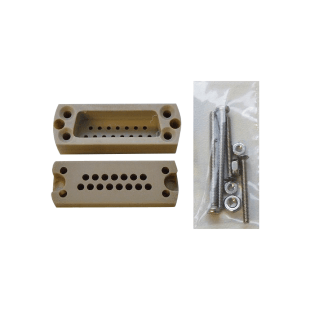 SUB-D 15-WAY UHV PEEK CONNECTOR, MALE, FITS FEMALE SOCKET