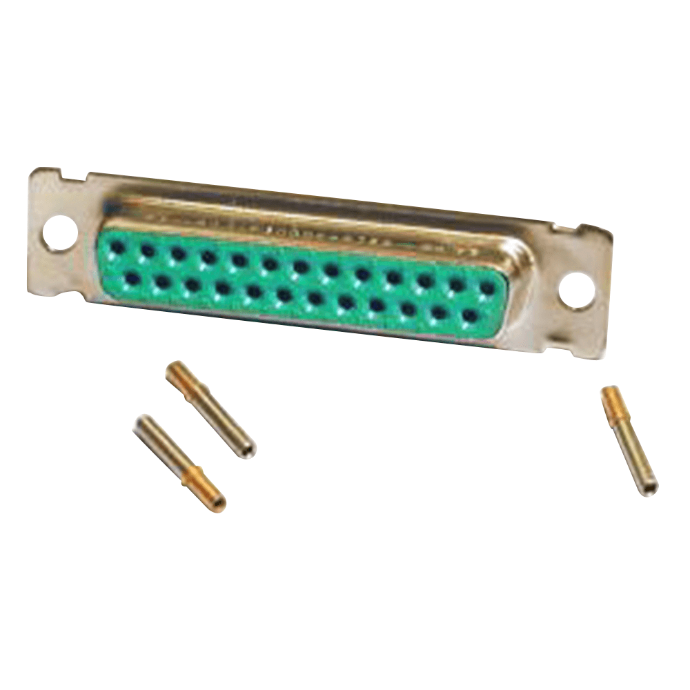 SUB-D 25-WAY HV SOCKET, FEMALE