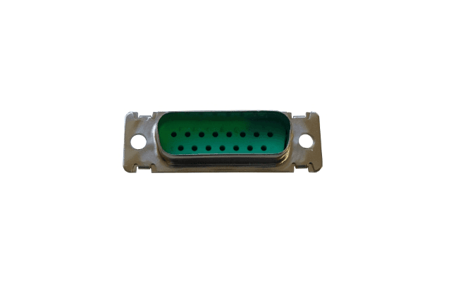 SUB-D 15-WAY HV CONNECTOR, MALE, FITS FEMALE SOCKET 제품 이미지