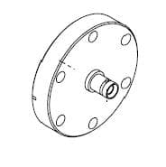 COAXIAL, SHV-5, 1 PIN, GROUNDED SHIELD, EXPOSED, 275CF, NO CONNECTOR 제품 이미지