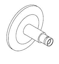 COAXIAL, SHV-5, 1 PIN, GROUNDED SHIELD, QF40, NO CONNECTOR