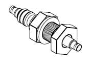 COAXIAL, SHV-5, 1 PIN, FLOATING SHIELD, DOUBLE-ENDED, 1