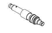 COAXIAL, SHV-5, 1 PIN, FLOATING SHIELD, DOUBLE-ENDED, WELD