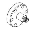 COAXIAL, SMA, 1 PIN, GROUNDED SHIELD, 133CF, NO CONNECTOR