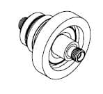 COAXIAL, SMA, 50 OHM, 1 PIN, FLOATING SHIELD, DOUBLE-ENDED, WELD